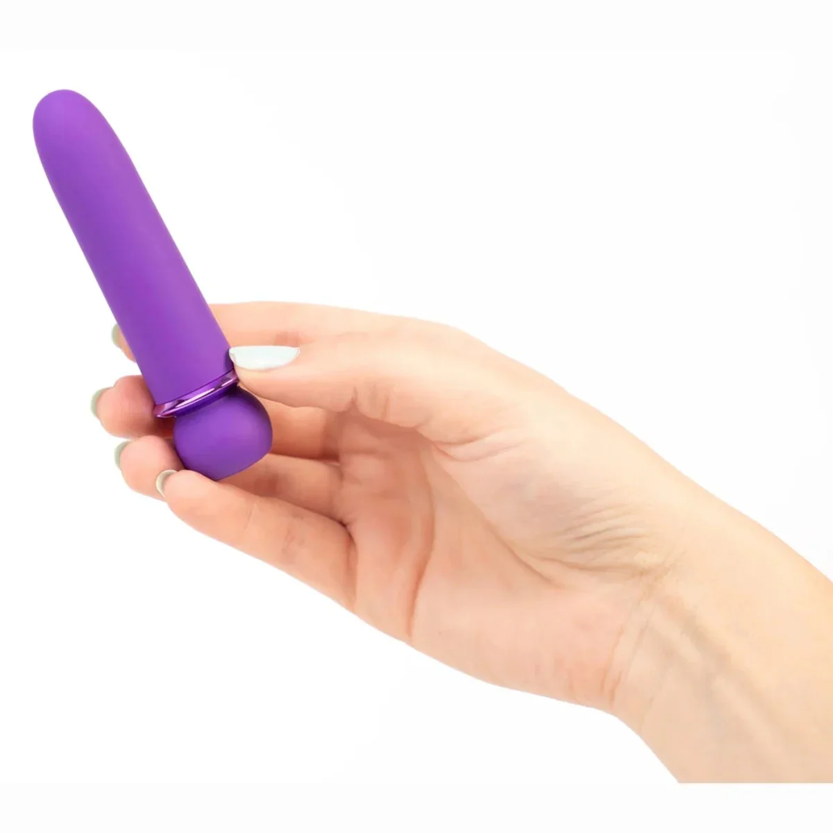 Maia Toys Jaguar 10 Function Silicone Bullet Vibrator Purple 4 Inch - Image 3