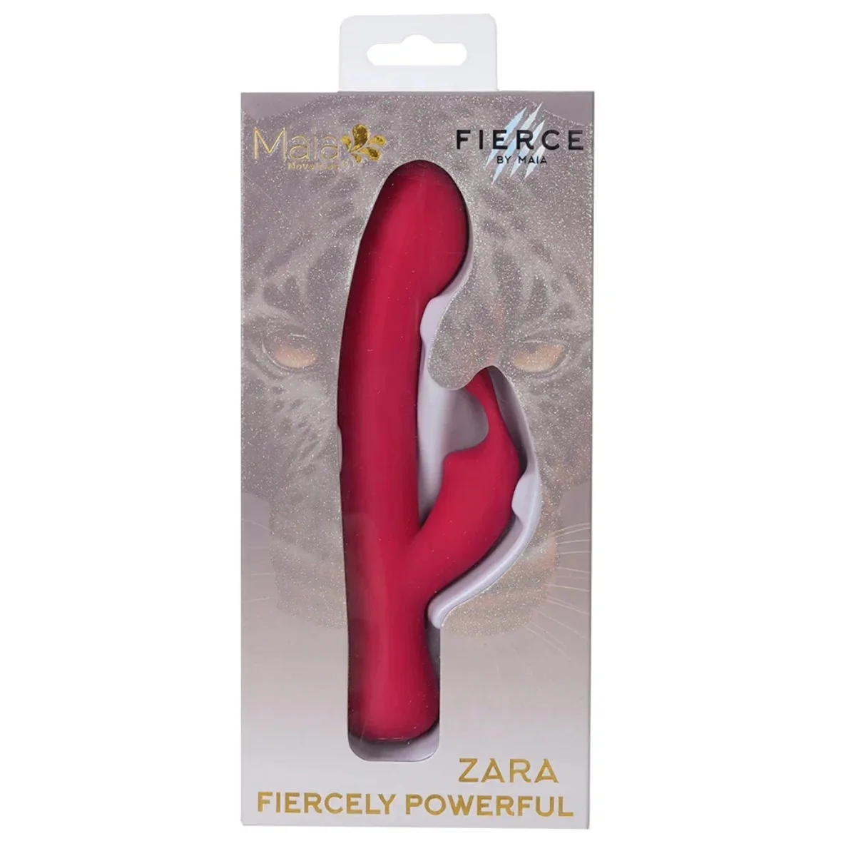 Maia Toys Zara 10 Function Rabbit Vibrator Red 4 Inch - Image 2