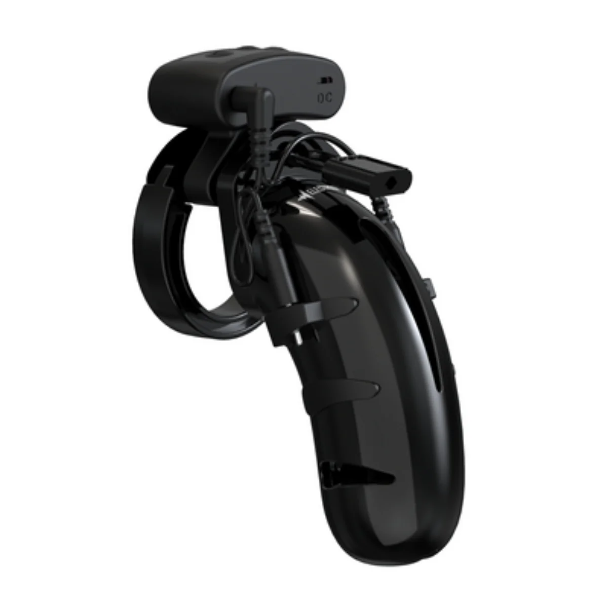 Man Cage Chastity Cock Cage With Electro Element Model 22 Black 4.5 Inch / 11.5cm