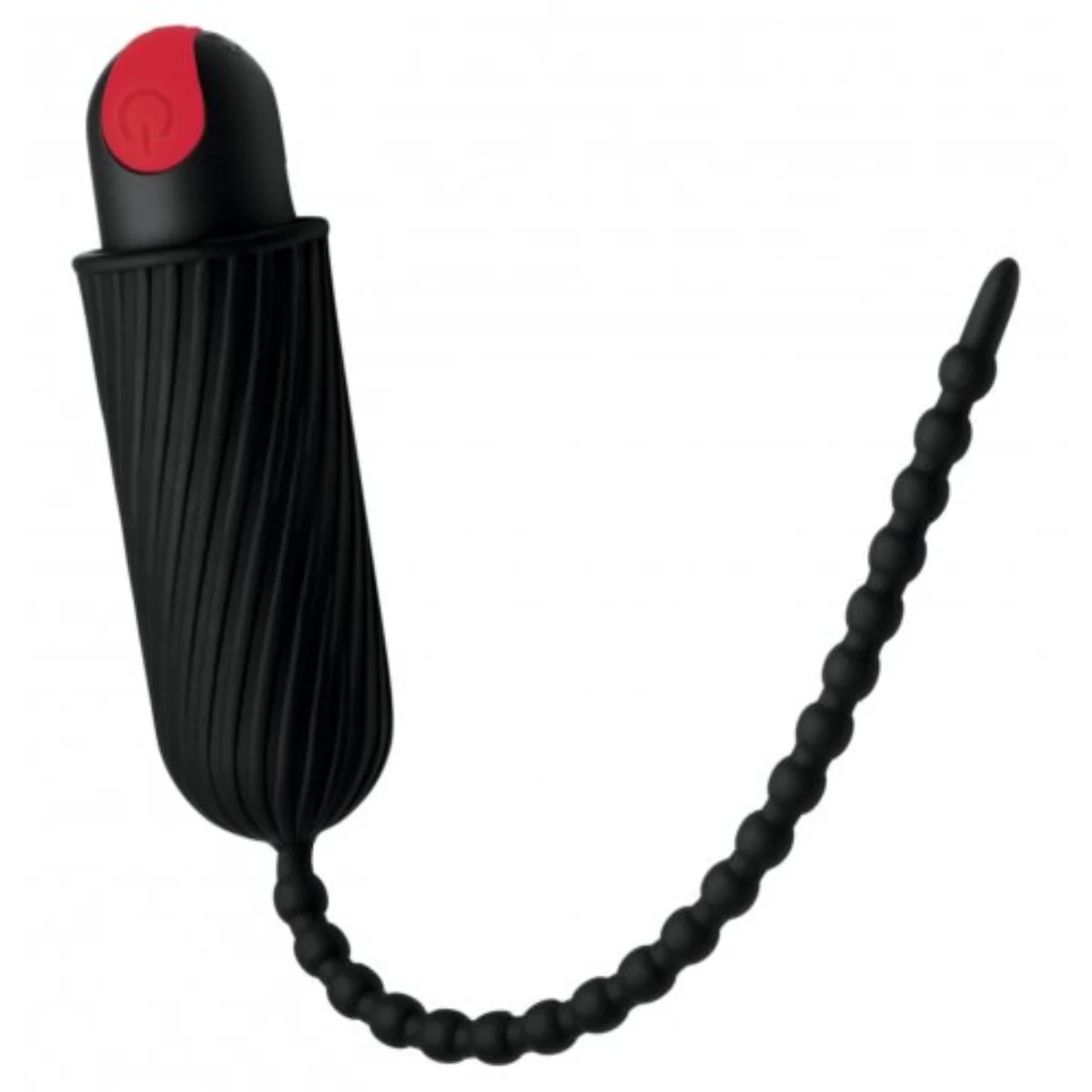 Master Series 28X Dark Chain Rechargeable Remote Silicone Sound Black - Image 4