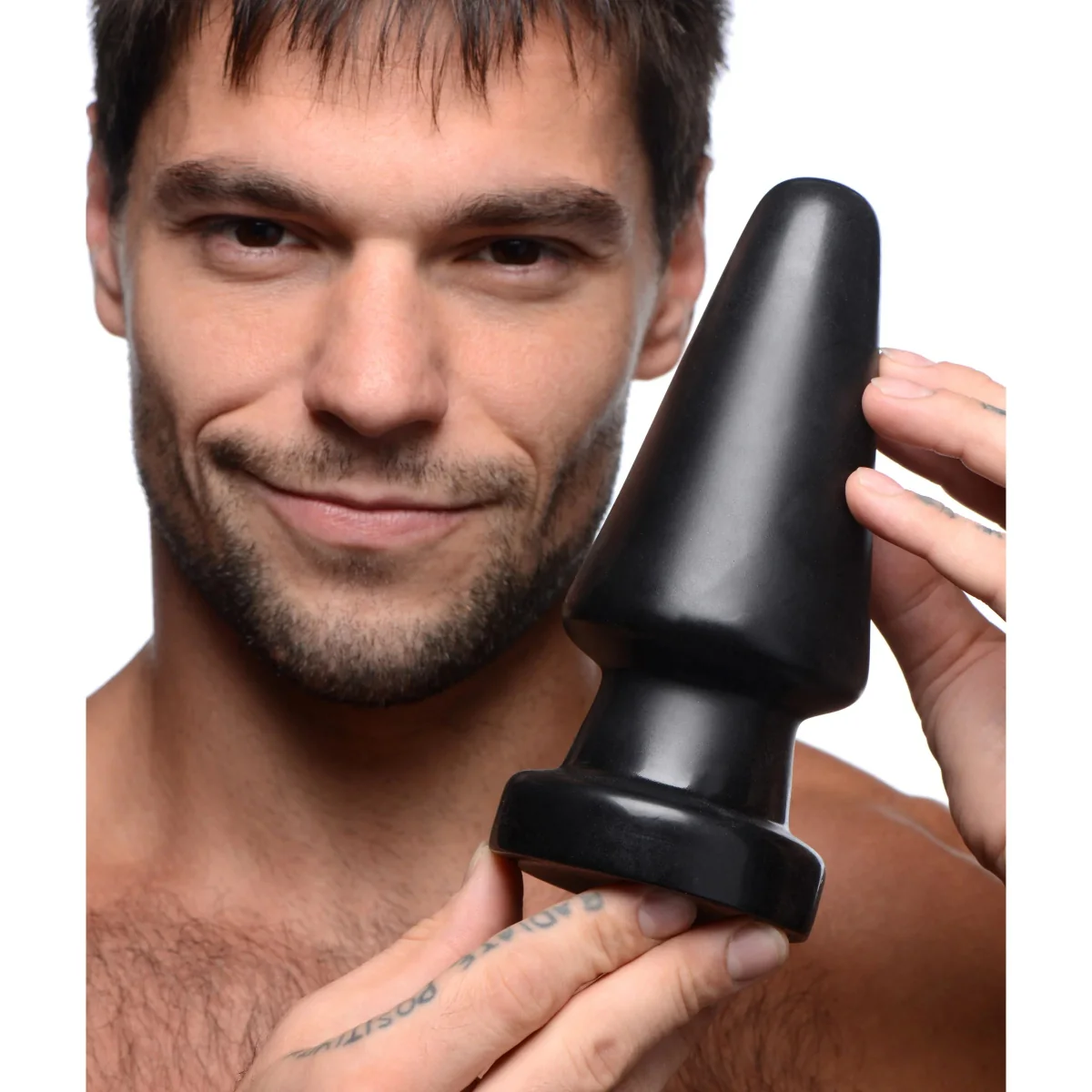 Master Series Ass Max Butt Plug Large Black - Image 4