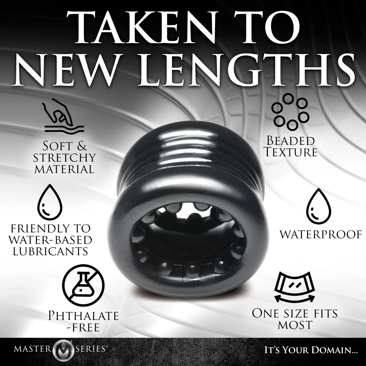 Master Series Ball Stack Ball Stretcher Black - Image 4