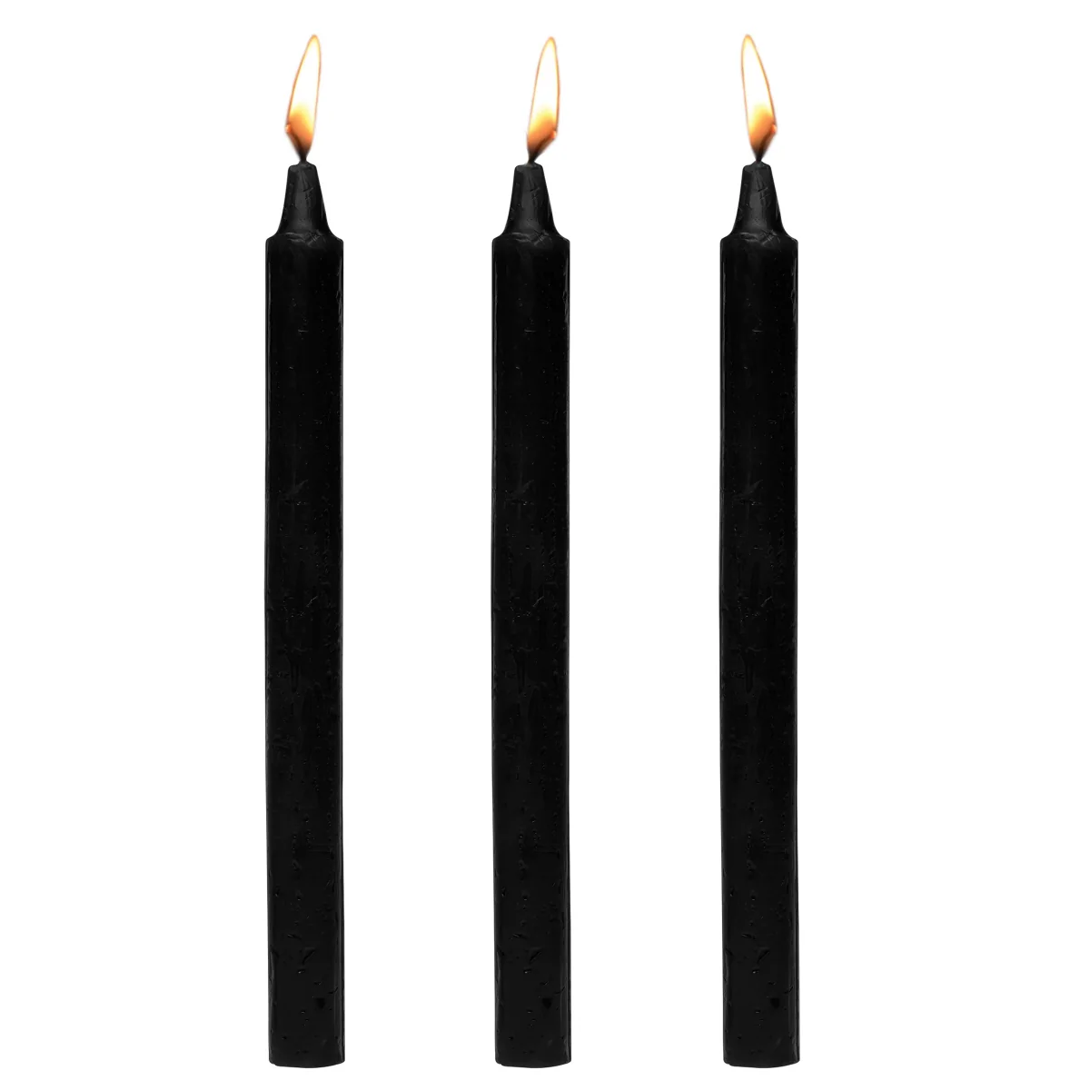 Master Series Dark Drippers Fetish Drip Candles 3 Pack Black