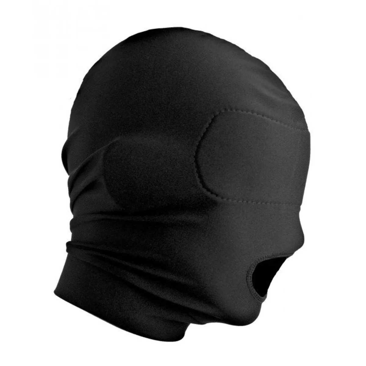 Master Series Disguise Open Mouth Hood With Padded Blindfold Black - Image 3