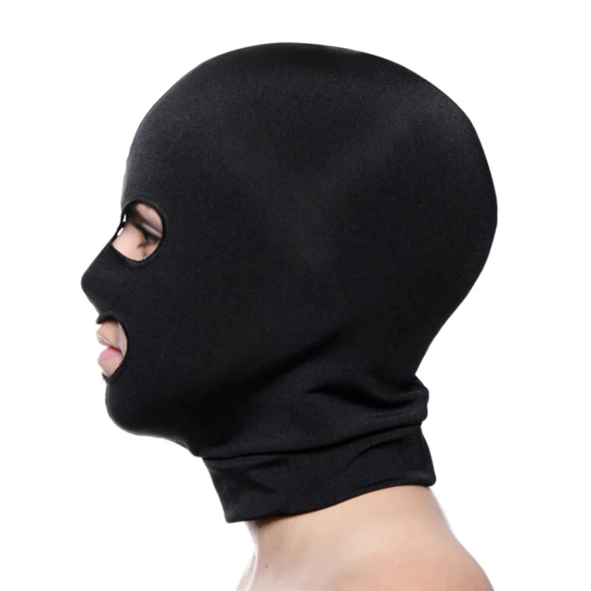 Master Series Facade Hood With Eye And Mouth Holes Black - Image 3