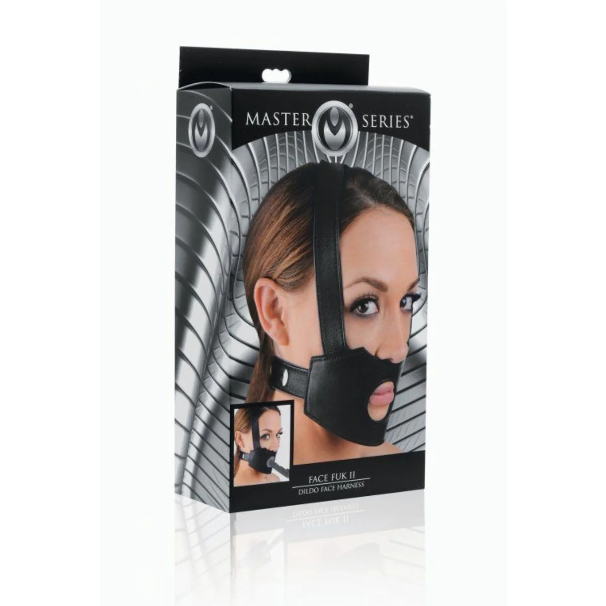 Master Series Face Fuk II Dildo Face Harness Black - Image 2