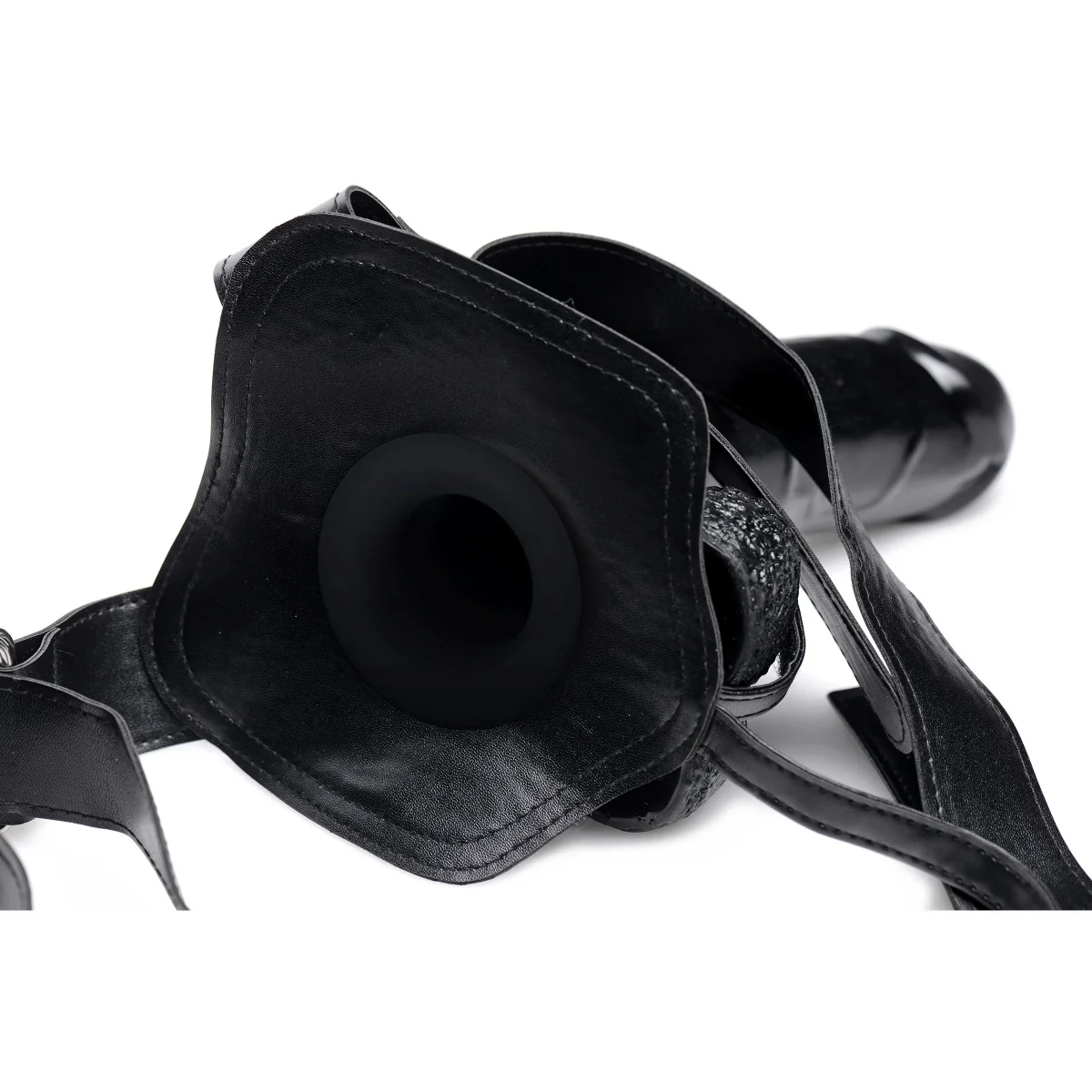 Master Series Infiltrator II Hollow Strap-On & 9 Inch Dildo Black - Image 4