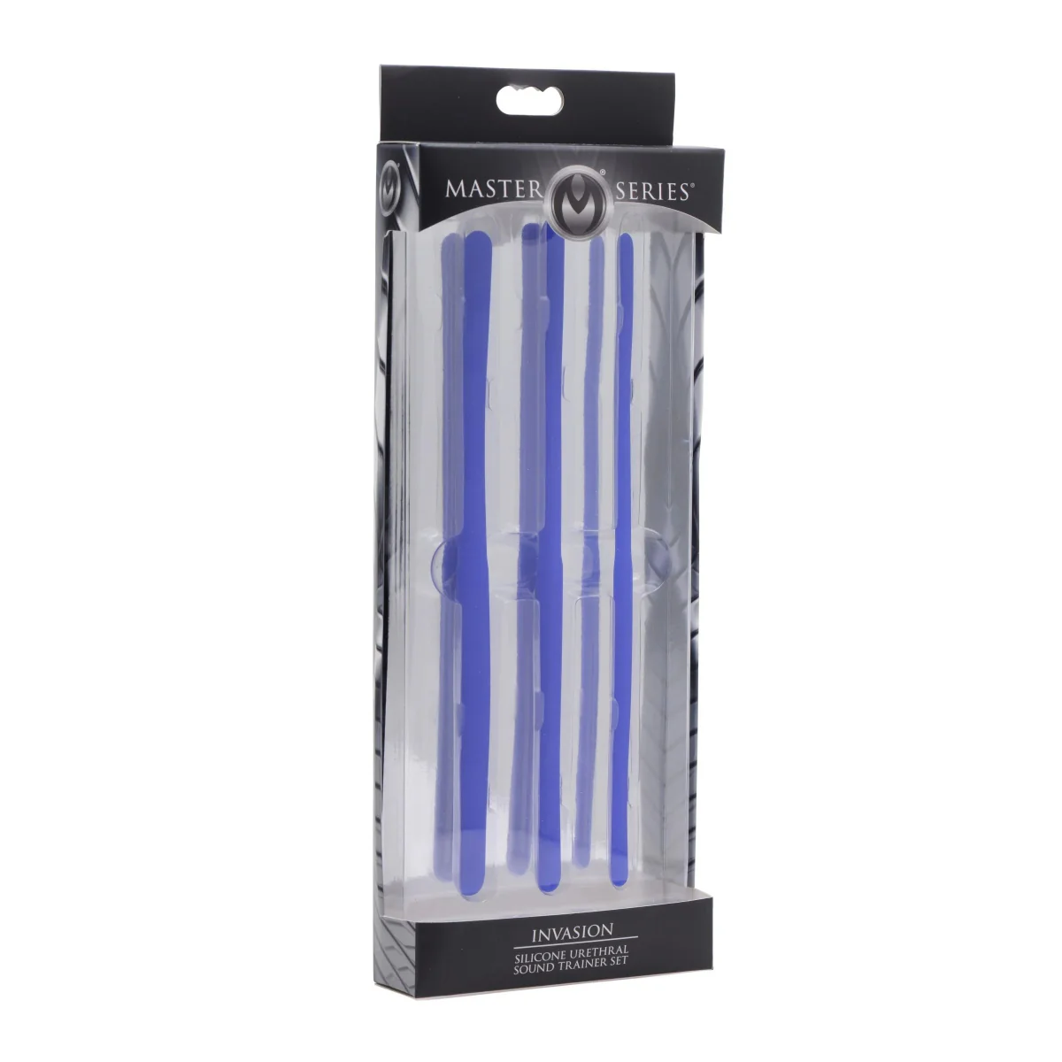 Master Series Invasion Silicone Urethral Sound Trainer Set Blue - Image 2