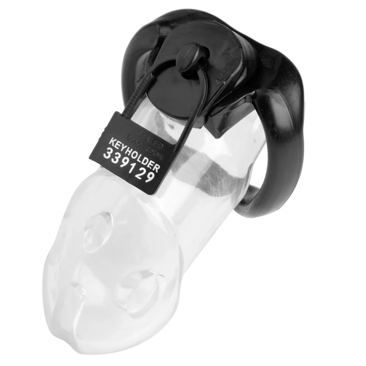 Master Series Keyholder 10 Pack Numbered Plastic Chastity Locks Black - Image 4
