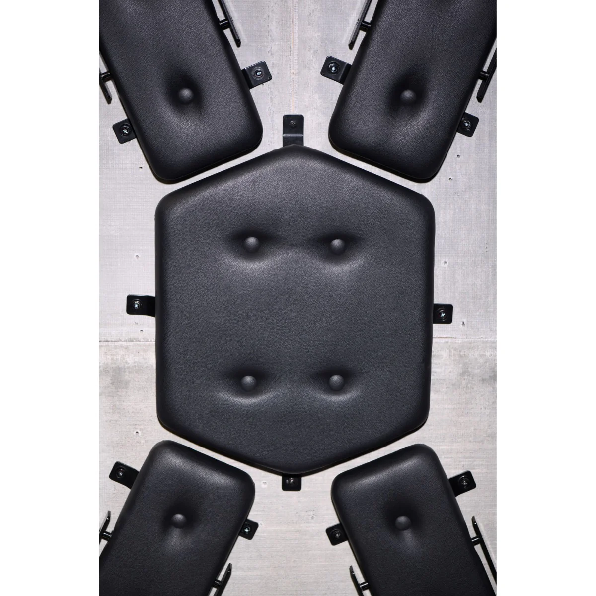 Master Series Masters St. Andrew's Cross Wall Mounted Cross Black - Image 3