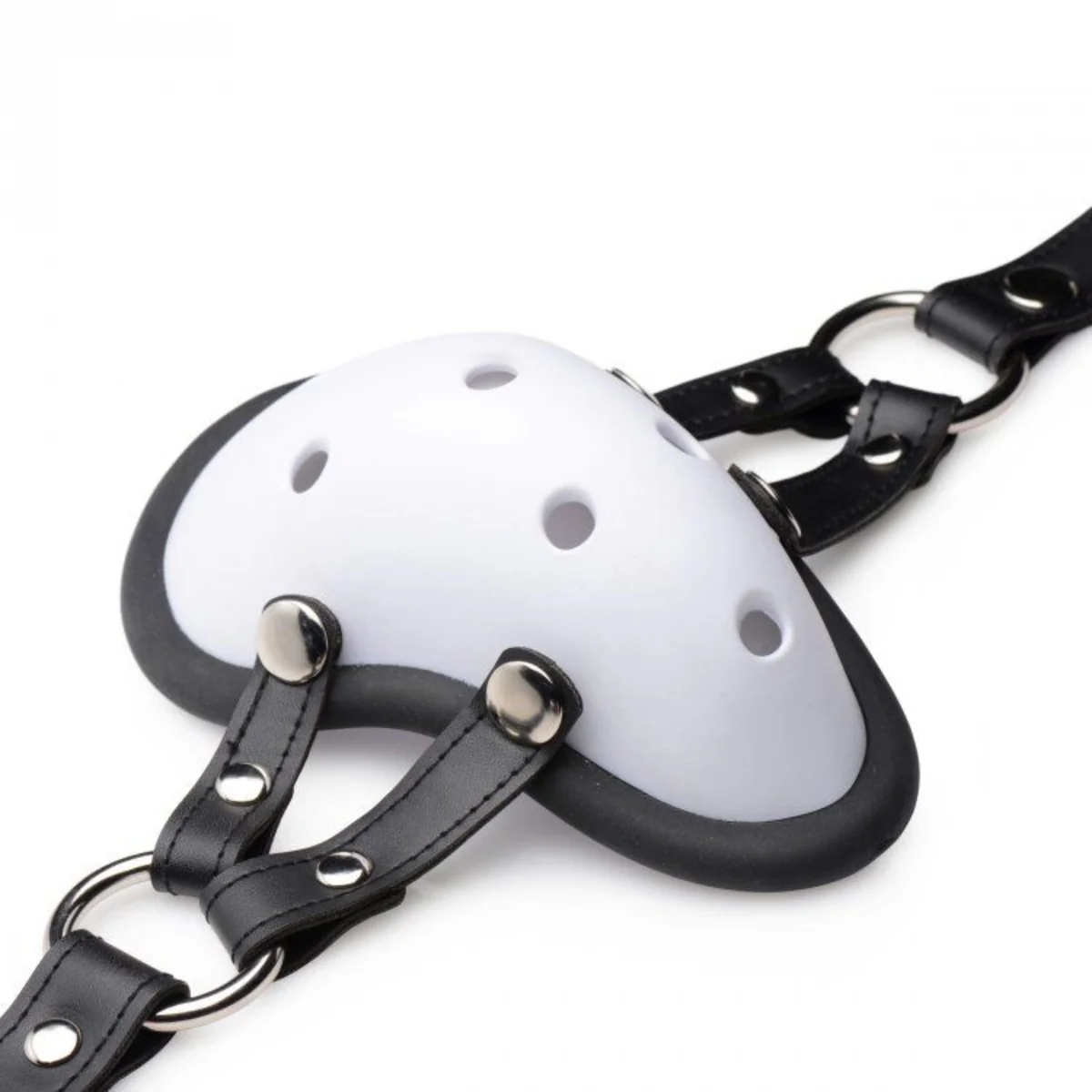 Master Series Musk Athletic Cup Muzzle White Black - Image 4