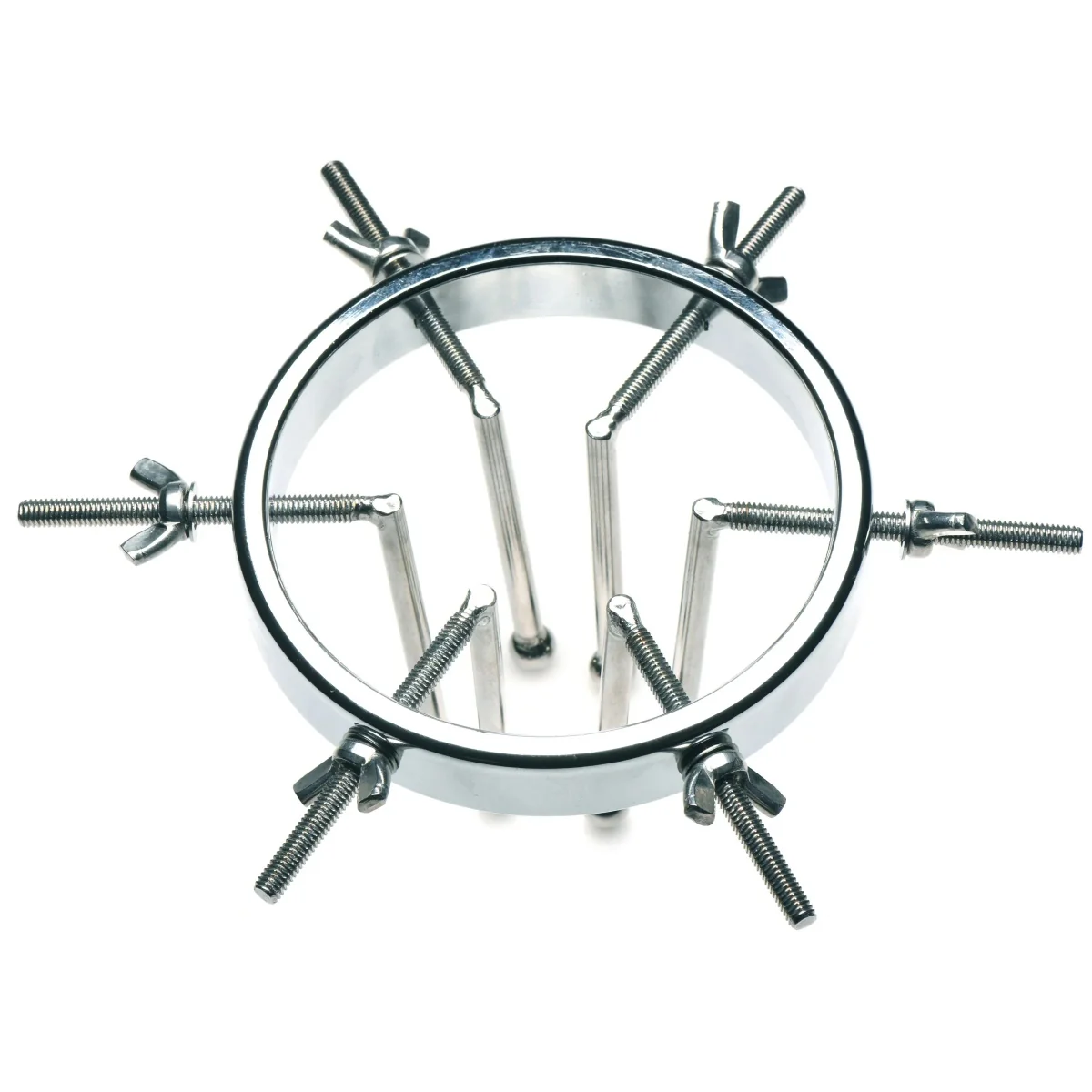 Master Series Oculus Stainless Steel Anal Explorer Silver - Image 4