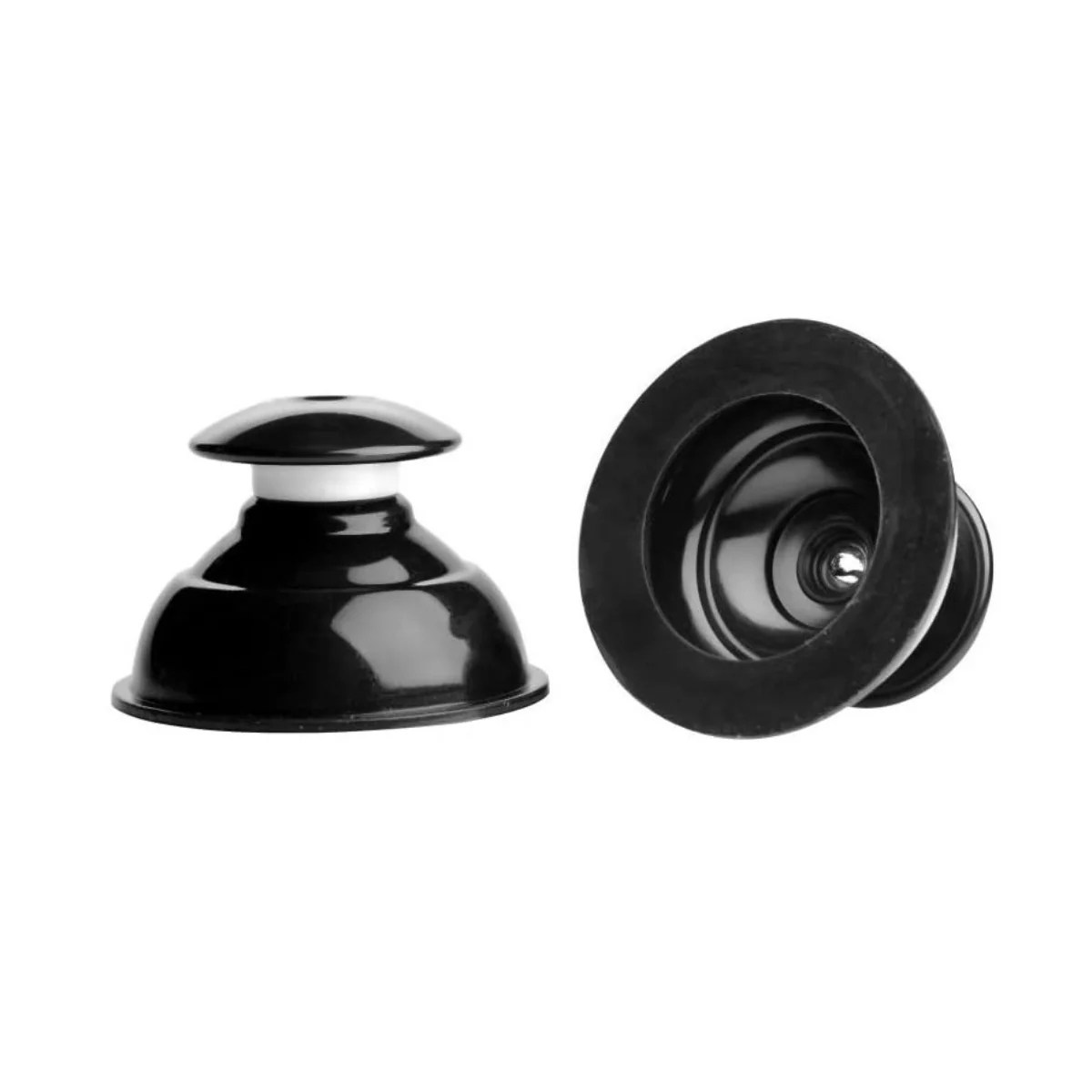 Master Series Plungers Extreme Suction Nipple Suckers Black