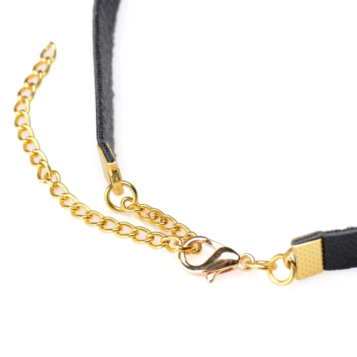 Master Series Posh Pet Gold Ring Slim Choker Black Gold - Image 4