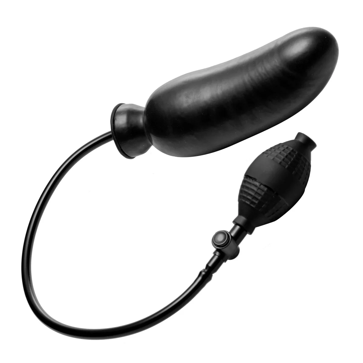 Master Series Renegade Inflatable Dildo Black - Image 3