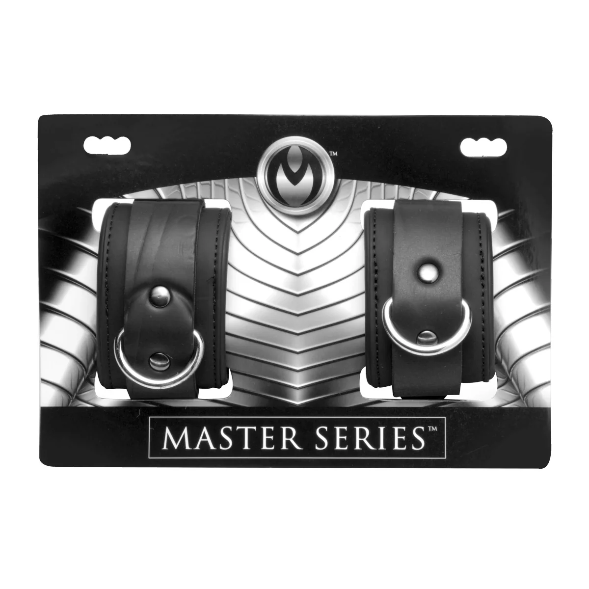 Master Series Serve Neoprene Buckle Cuffs Black - Image 2