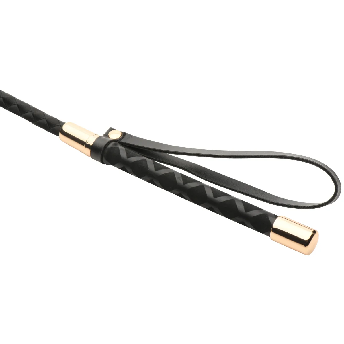 Master Series Stallion Riding Crop Black 24 Inch - Image 4