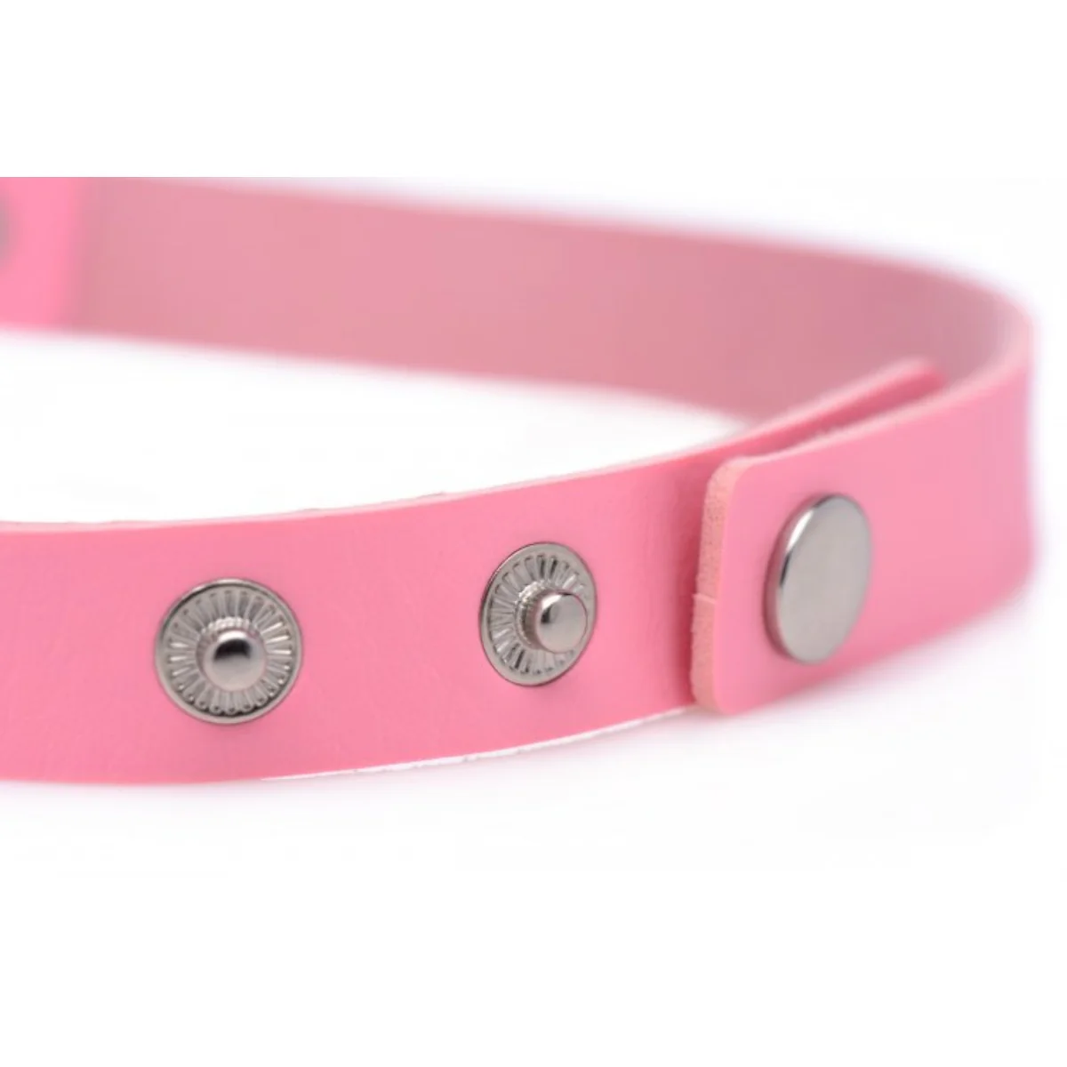 Master Series Sweet Heart Chrome Heart Choker Pink - Image 3