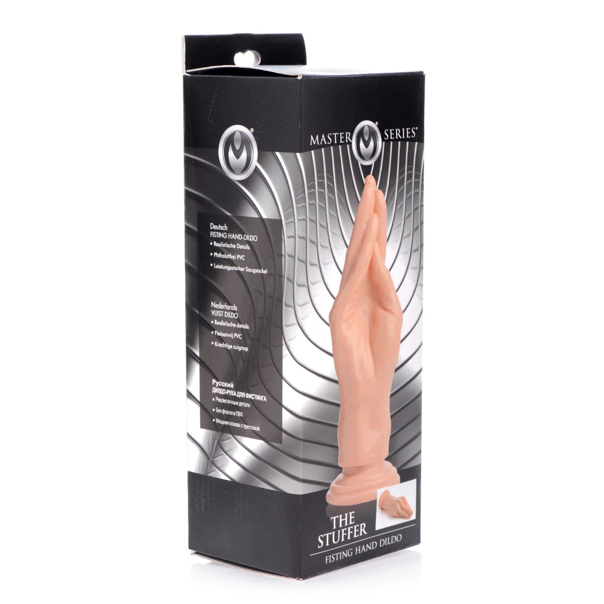 Master Series The Stuffer Fisting Hand Butt Plug Pink 8.5 Inch - Image 2