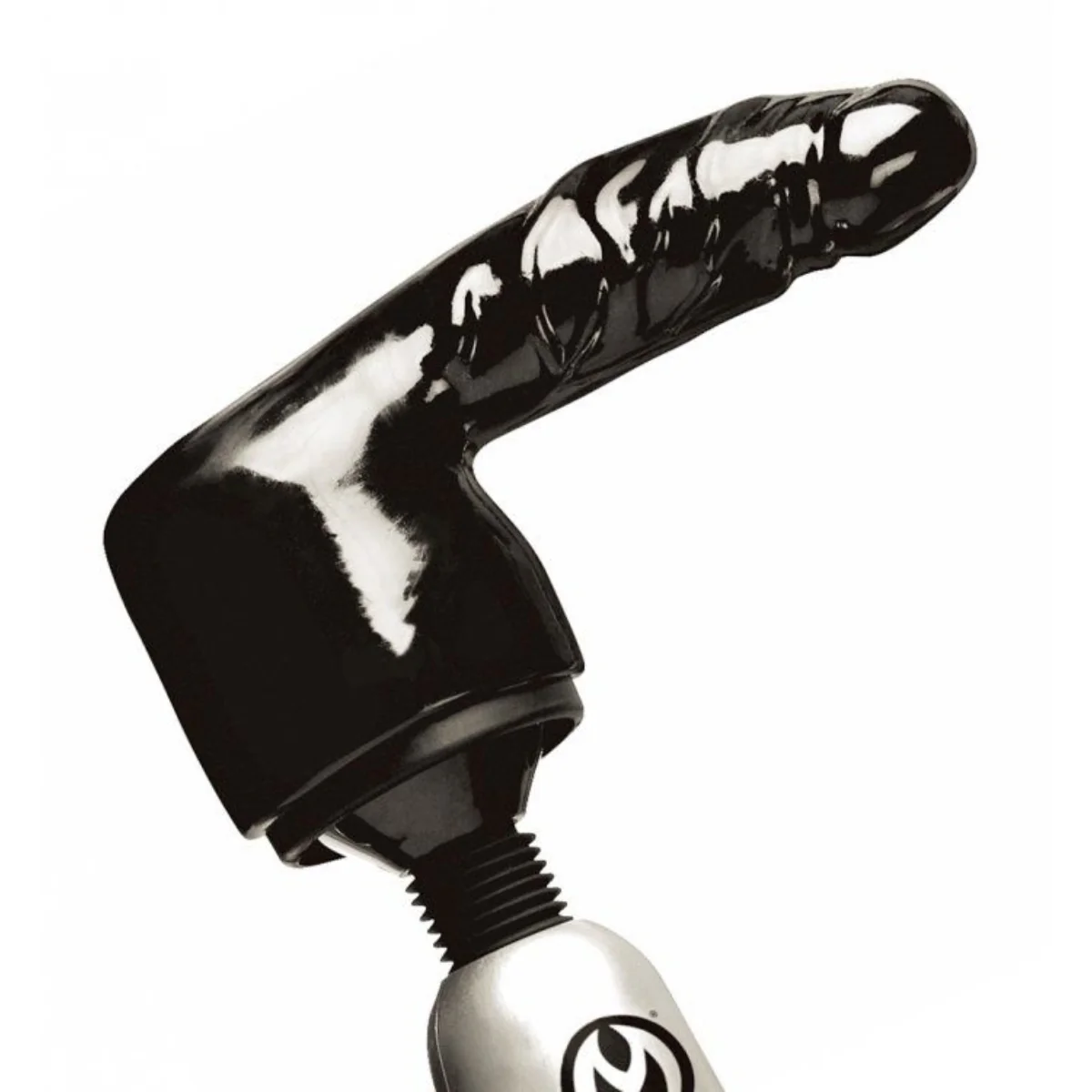 Master Series Thunder Shaft Penis Wand Attachment Black - Image 3