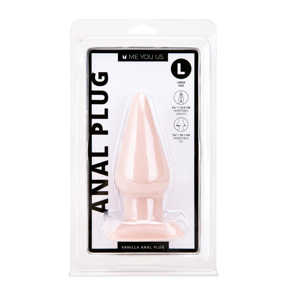 Me You Us Anal Plug Vanilla Large - Image 2