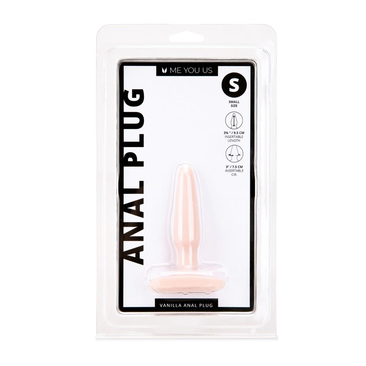 Me You Us Anal Plug Vanilla Small - Image 2