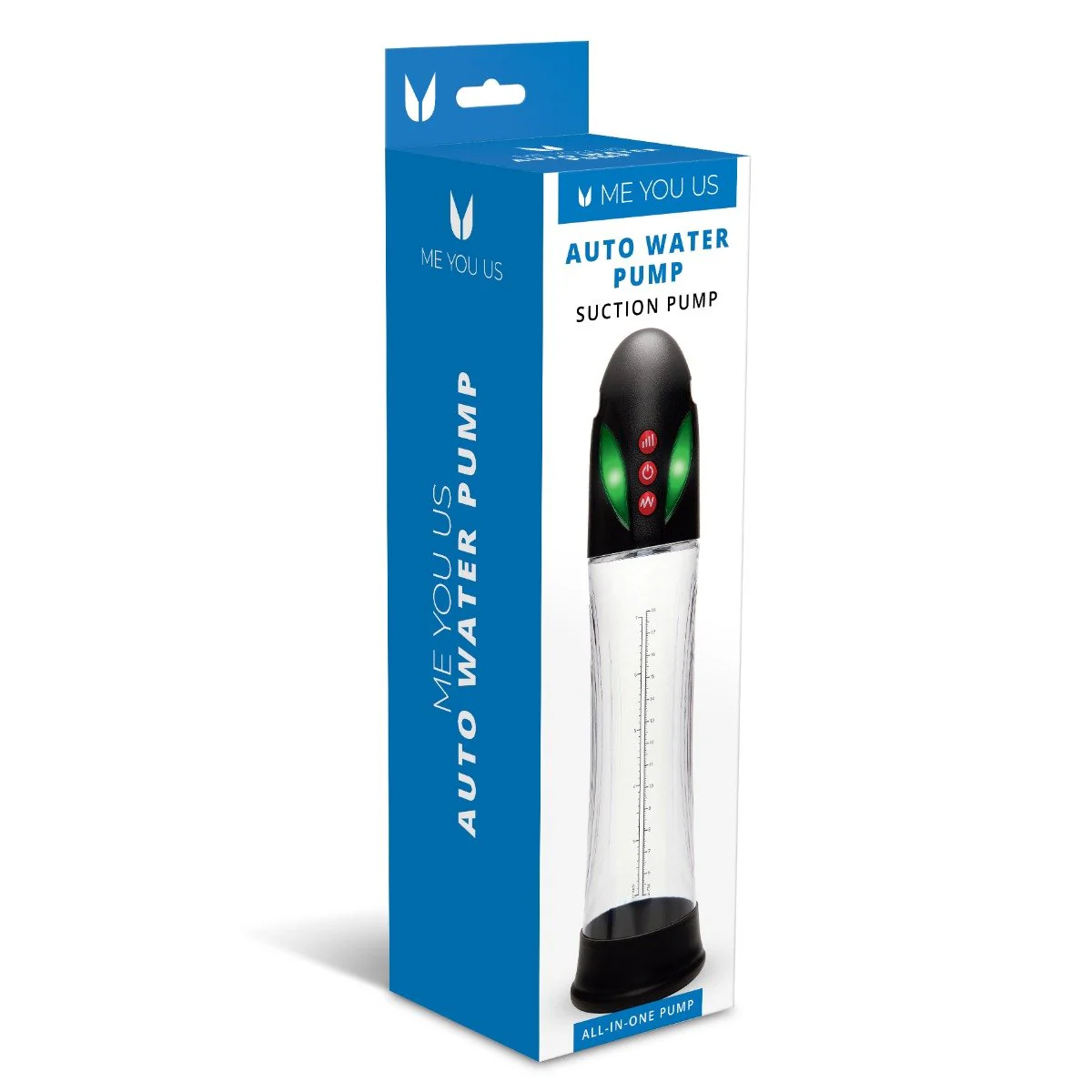 Me You Us Auto Water Suction Penis Pump Clear - Image 2