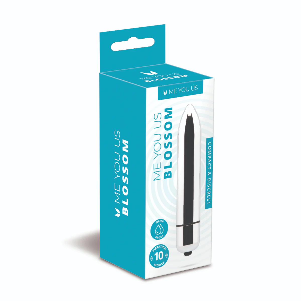 Me You Us Blossom 10 Mode Bullet Vibrator Silver - Image 2
