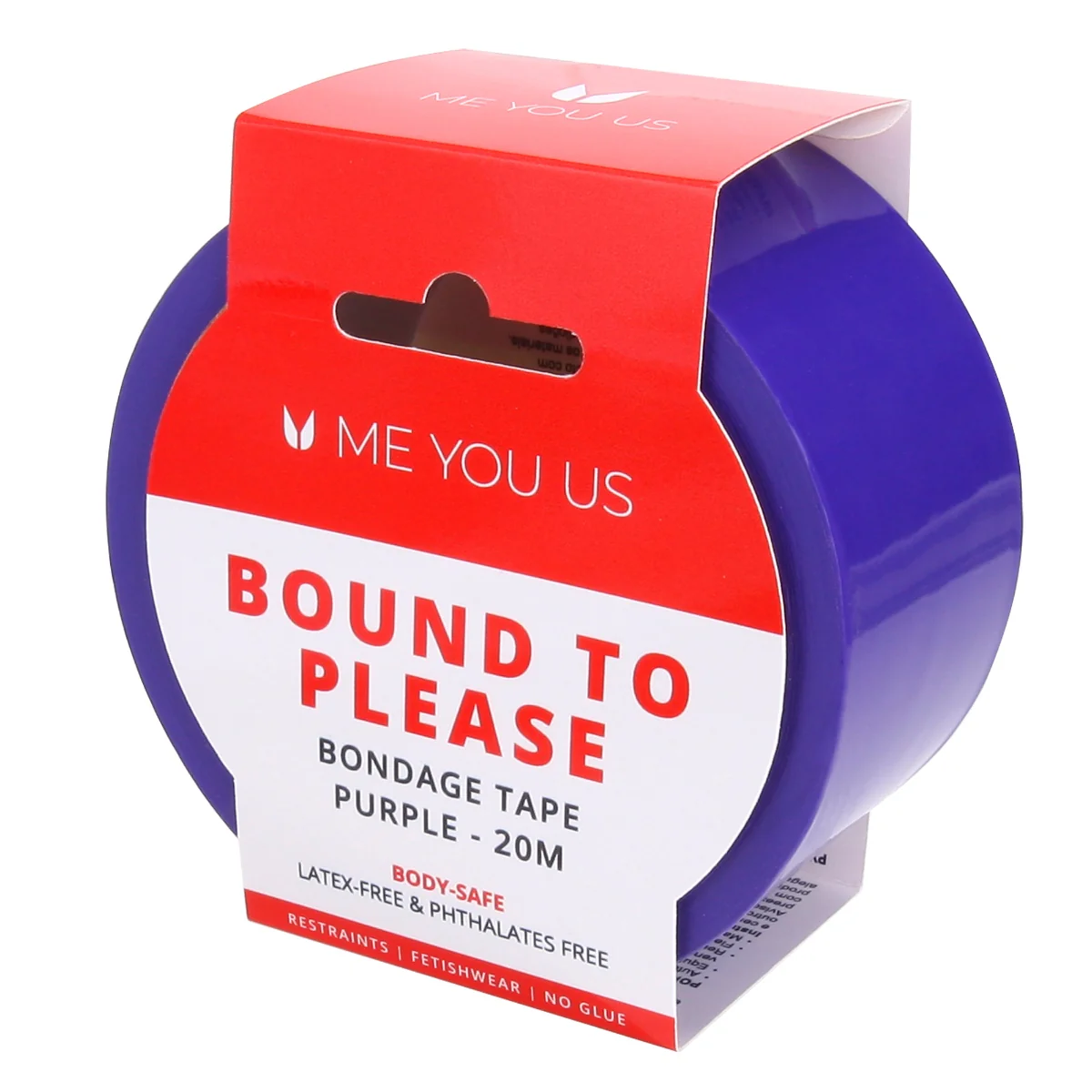 Me You Us Bound To Please Bondage Tape Purple 20m - Image 2