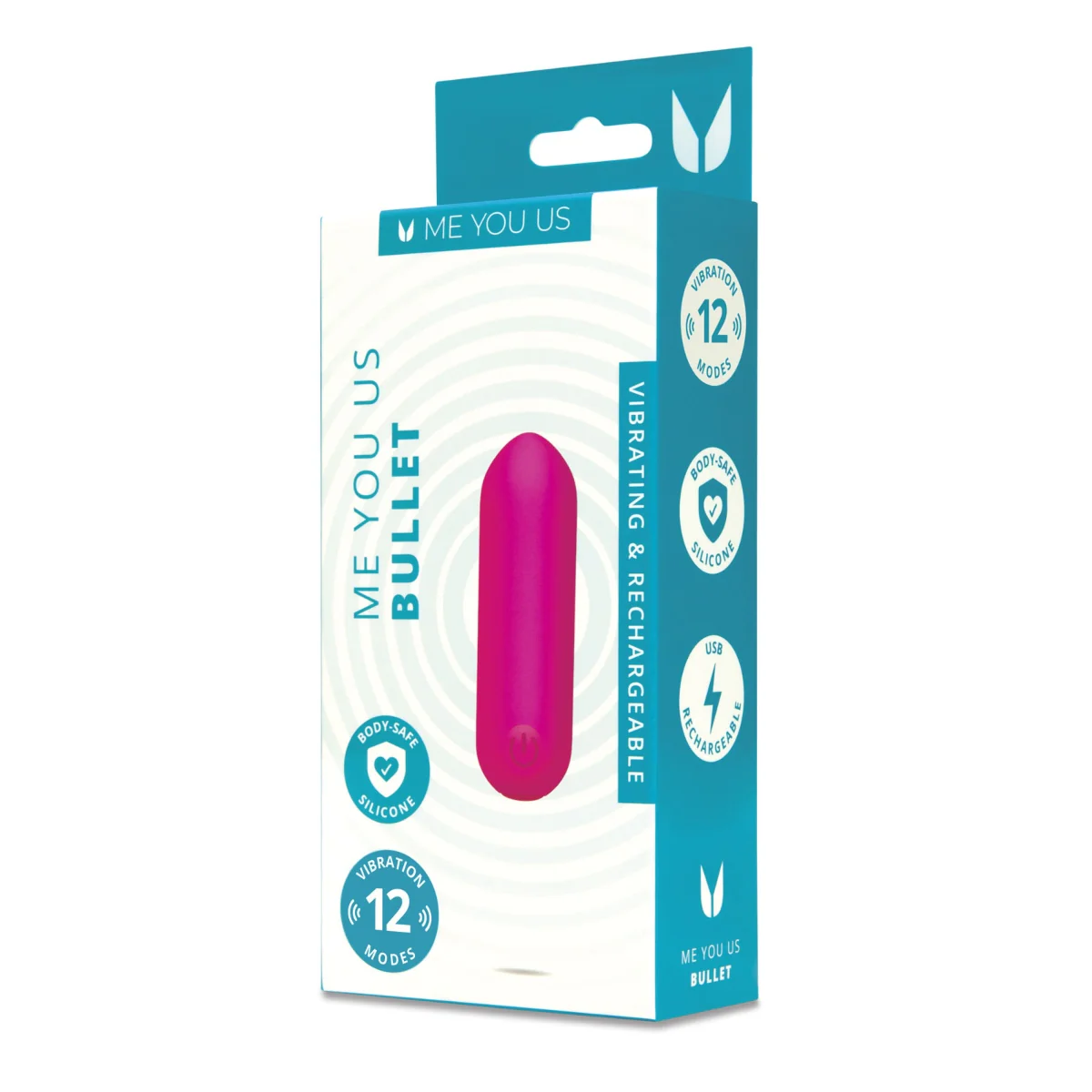 Me You Us Bullet Vibrator Hot Pink - Image 2