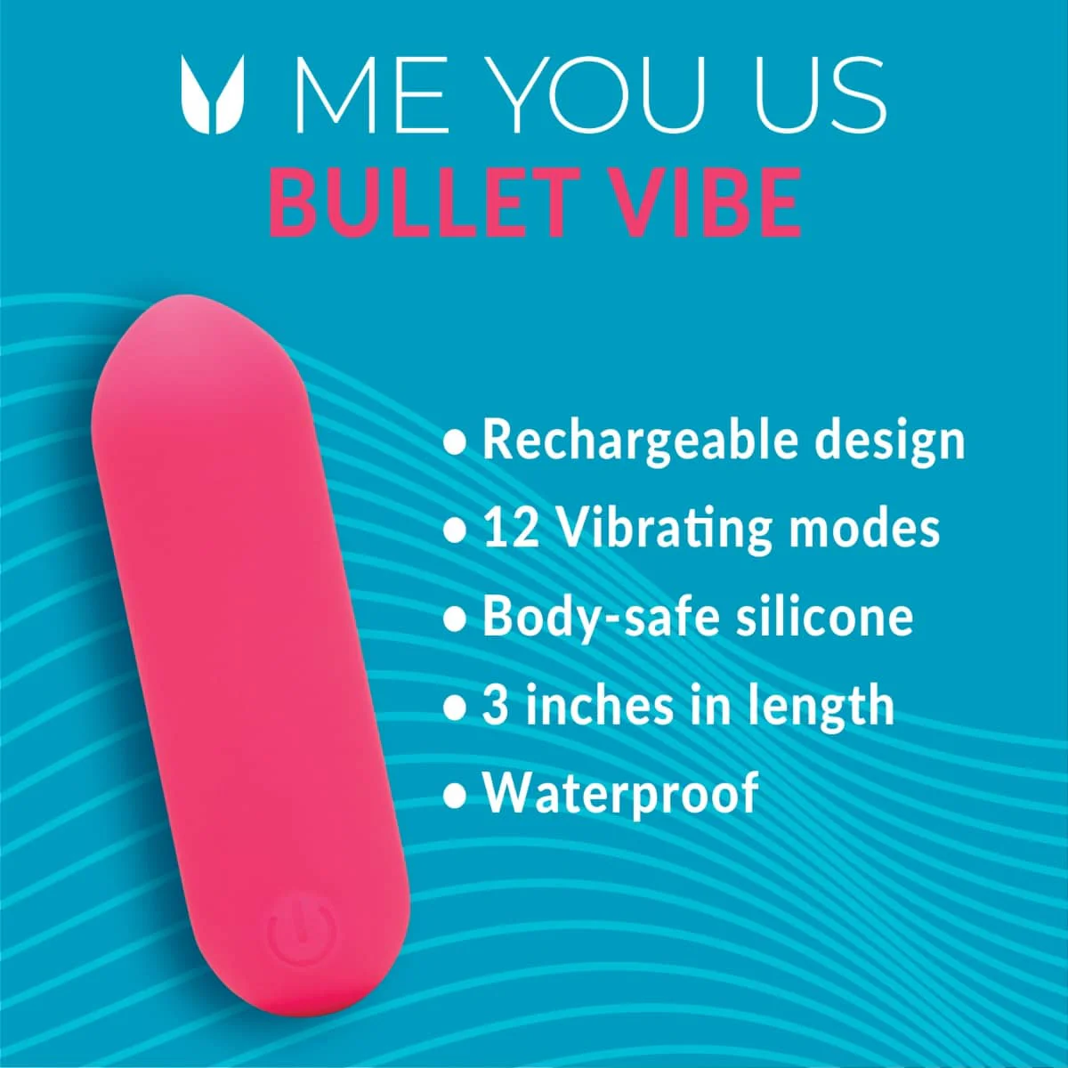 Me You Us Bullet Vibrator Hot Pink - Image 4