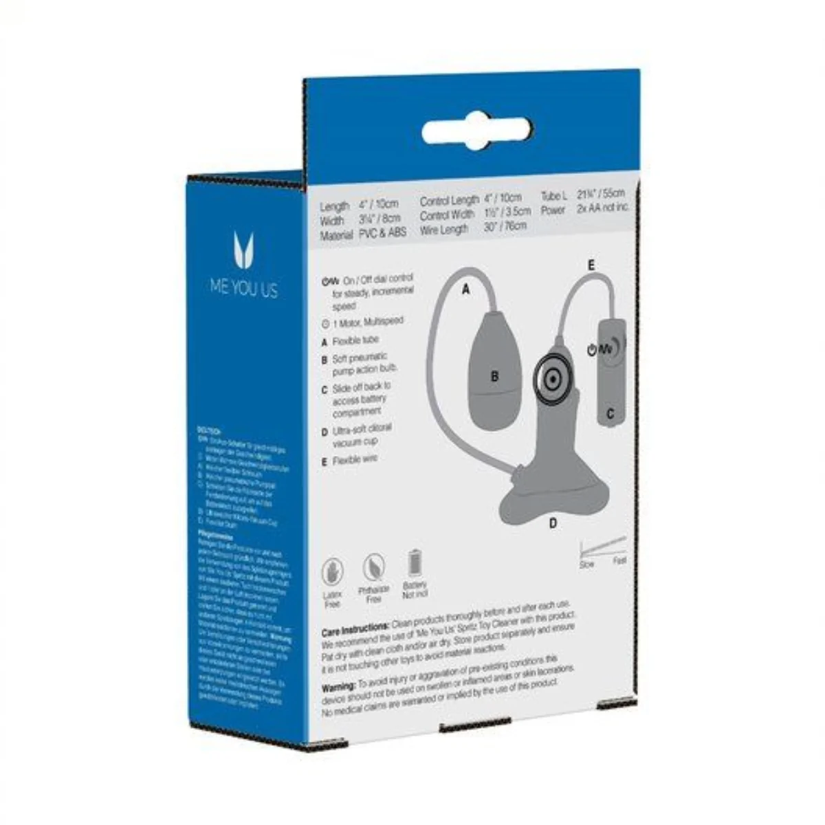 Me You Us Clitoral Massager Vibrating Suction Pump - Image 3