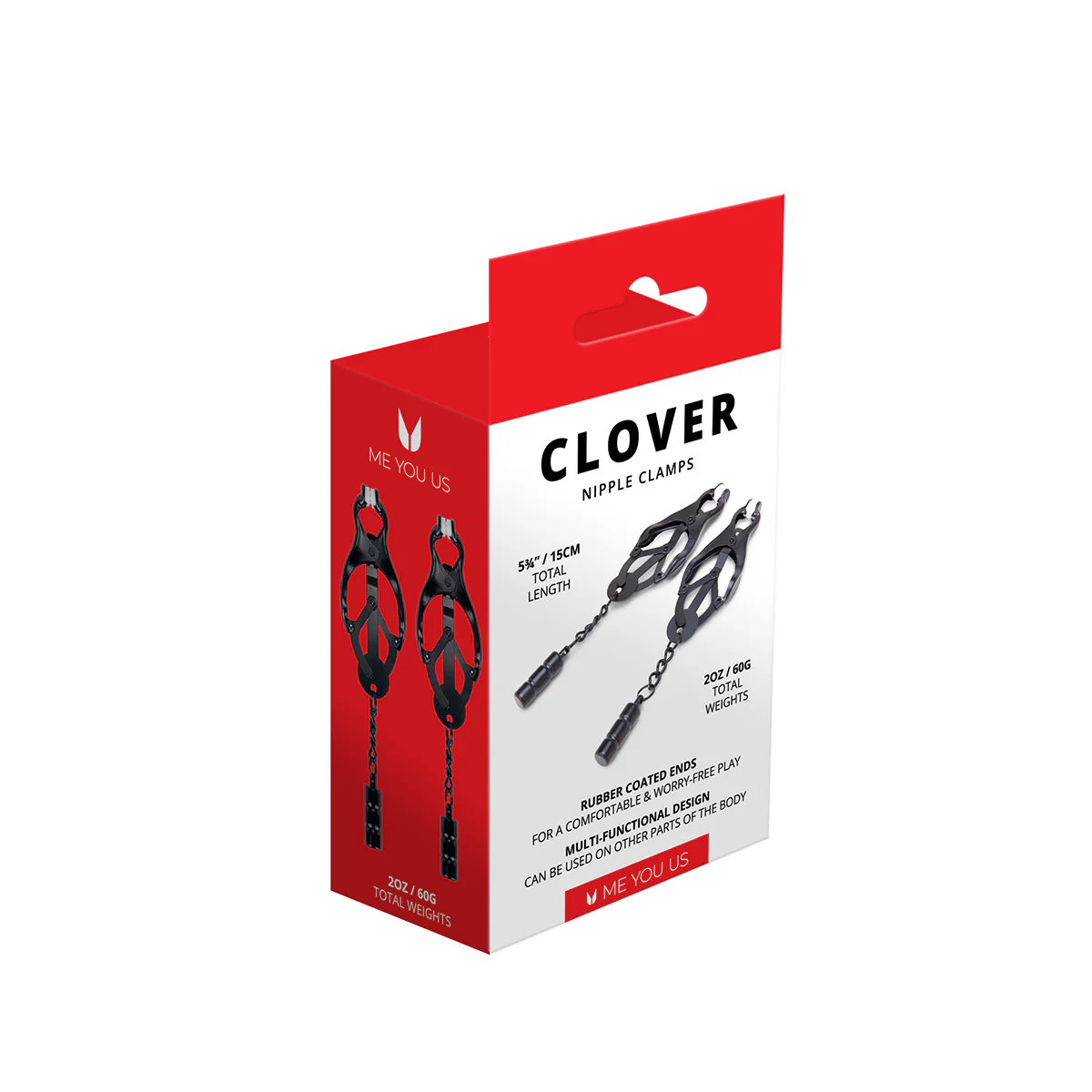 Me You Us Clover Nipple Clamps Black - Image 4