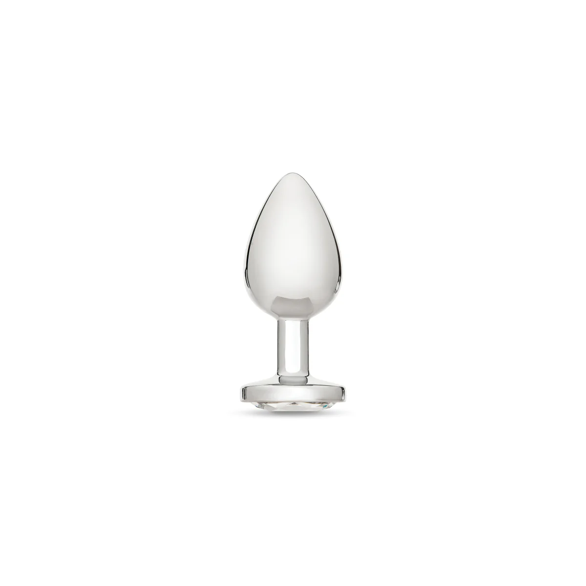 Me You Us Crystal Jewels Metal Butt Plug Clear Large - Image 4
