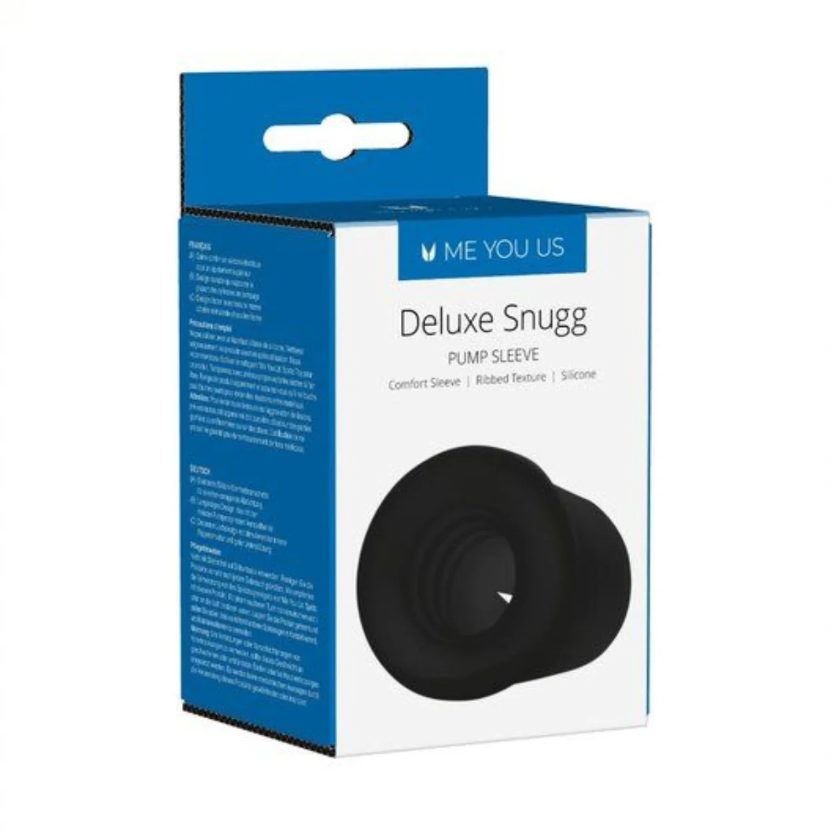 Me You Us Deluxe Snugg Penis Pump Sleeve Black - Image 2
