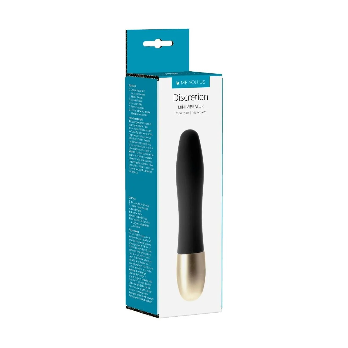 Me You Us Discretion Mini Vibrator Black - Image 2