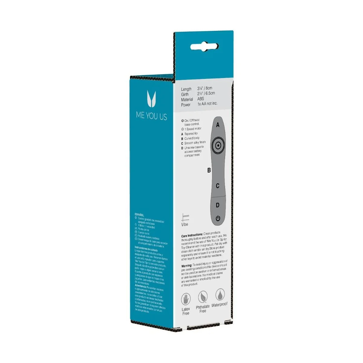 Me You Us Discretion Mini Vibrator Black - Image 3