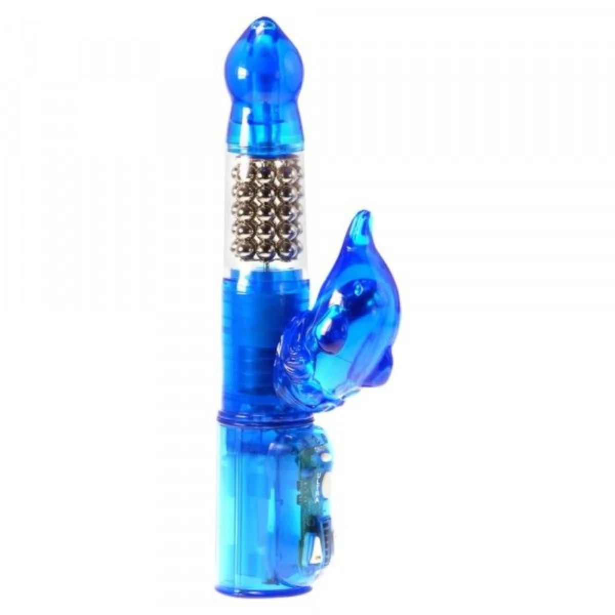 Me You Us Dolphin Glow Rabbit Vibrator Blue
