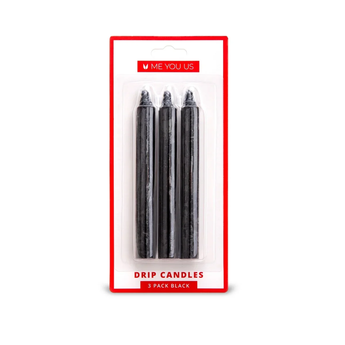 Me You Us Drip Candles 3 Pack Black - Image 2