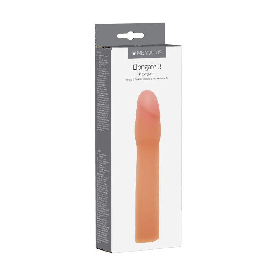 Me You Us Elongate 3 Penis Sleeve 3 Inch - Image 3