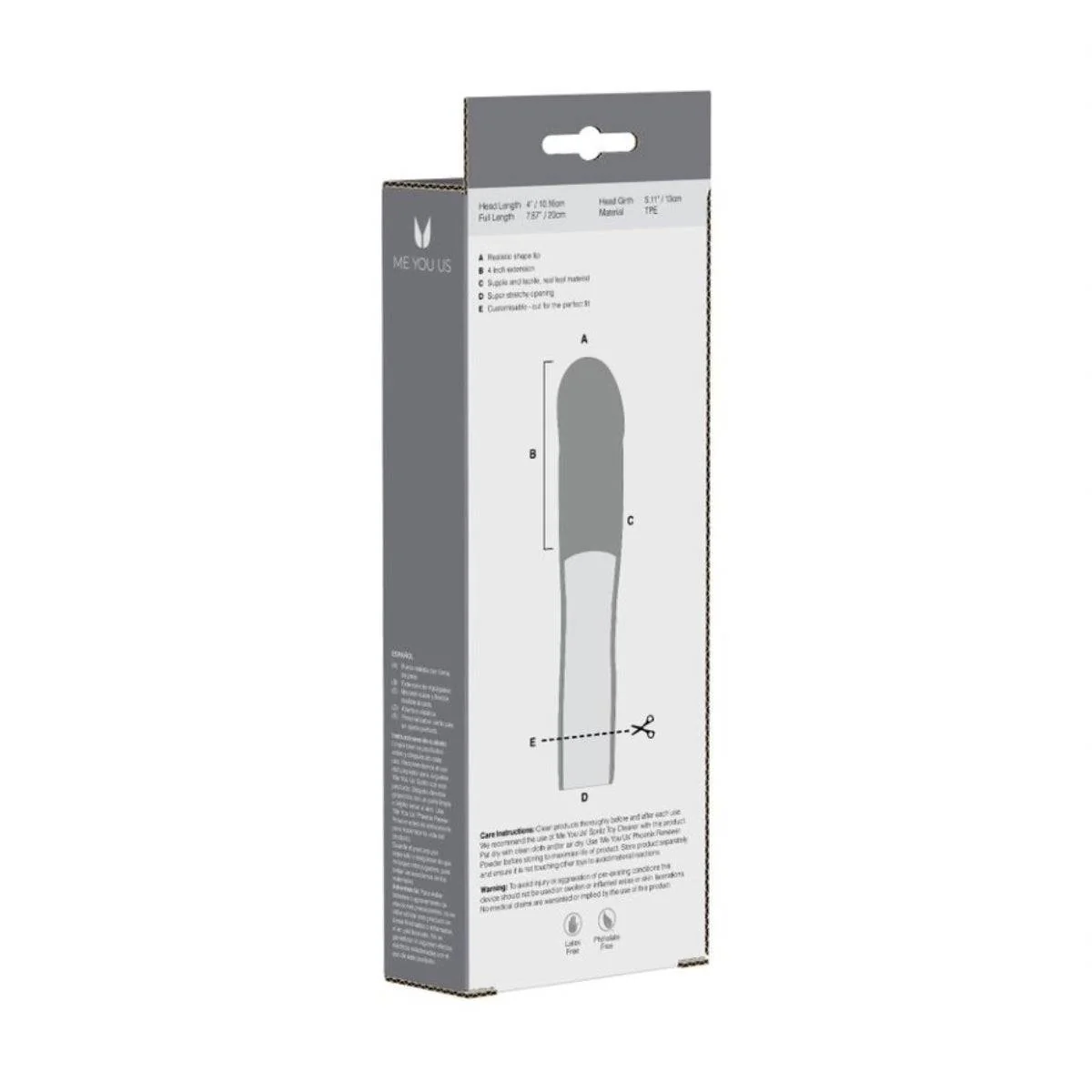 Me You Us Elongate 4 Penis Sleeve 4 Inch - Image 4