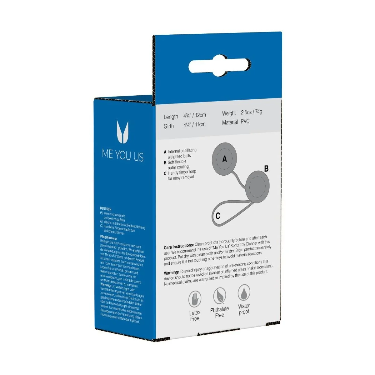 Me You Us Jiggle Duo Weighted Love Balls Black - Image 3