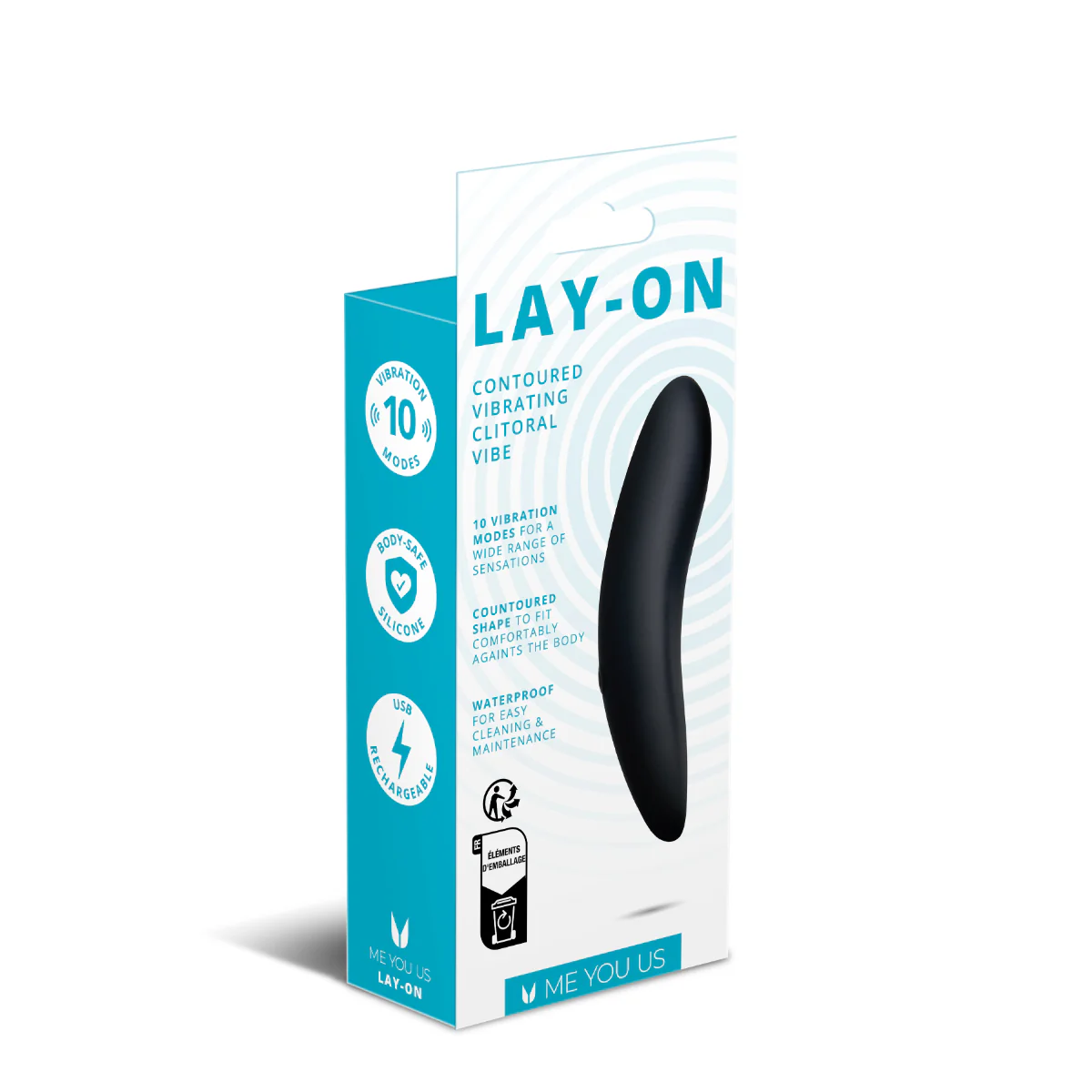 Me You Us Lay On Vibrator Black - Image 5