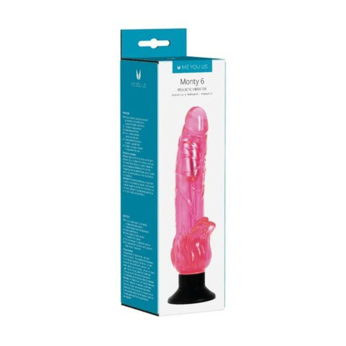 Me You Us Mounty 6 Realistic Vibrator Pink - Image 2