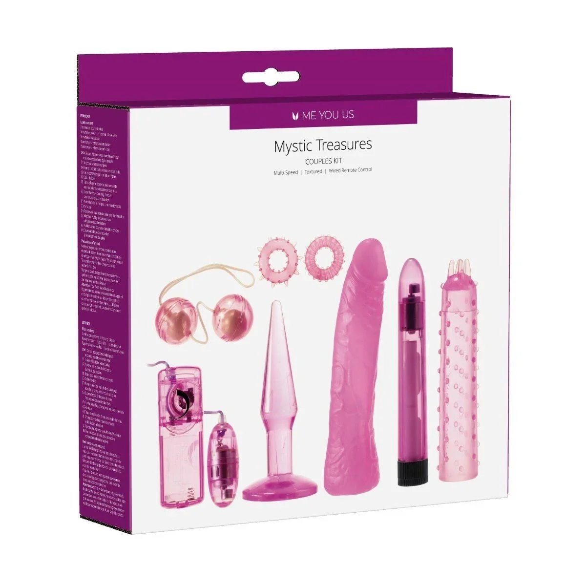 Me You Us Mystic Treasures Couples Sex Toy Kit Pink - Image 2