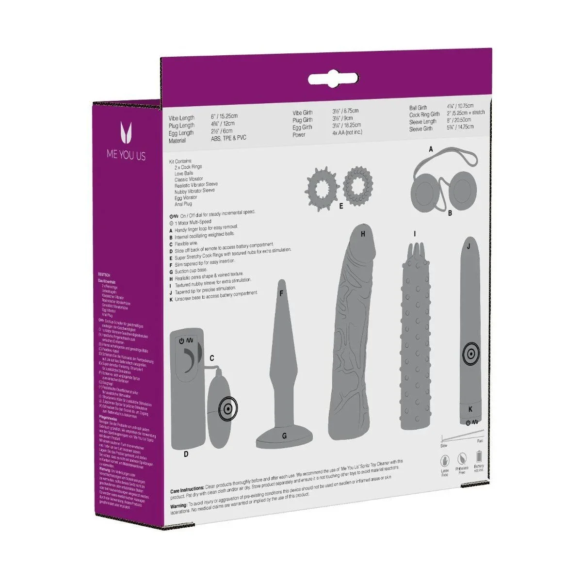 Me You Us Mystic Treasures Couples Sex Toy Kit Pink - Image 3