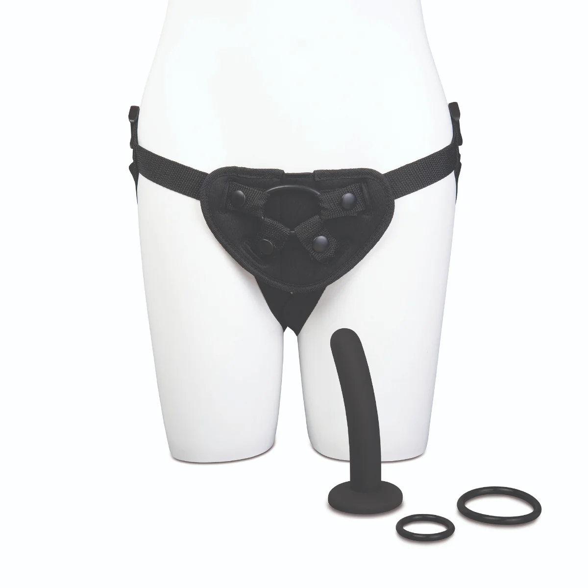 Me You Us Pegging Strap On Harness Kit With Beginner Dildo Black 5 Inch - Image 5