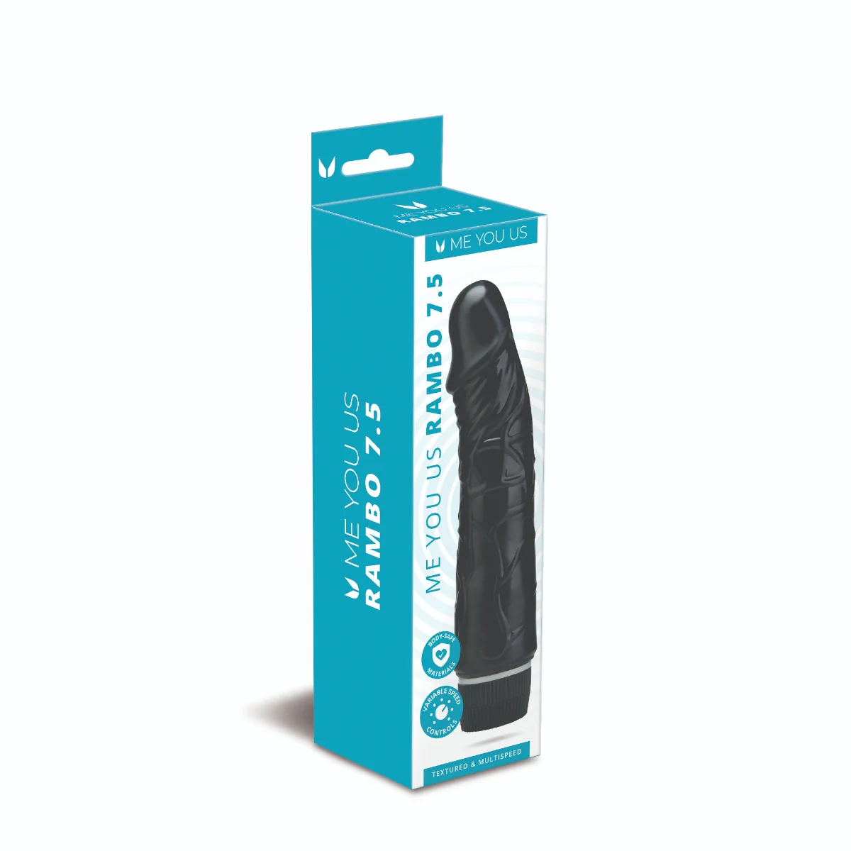 Me You Us Rambo 7.5 Realistic Vibrator Black - Image 2