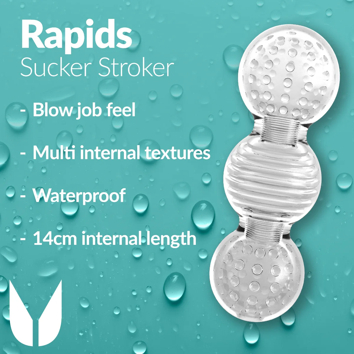 Me You Us Rapids Sucker Stroker Masturbator Clear - Image 4