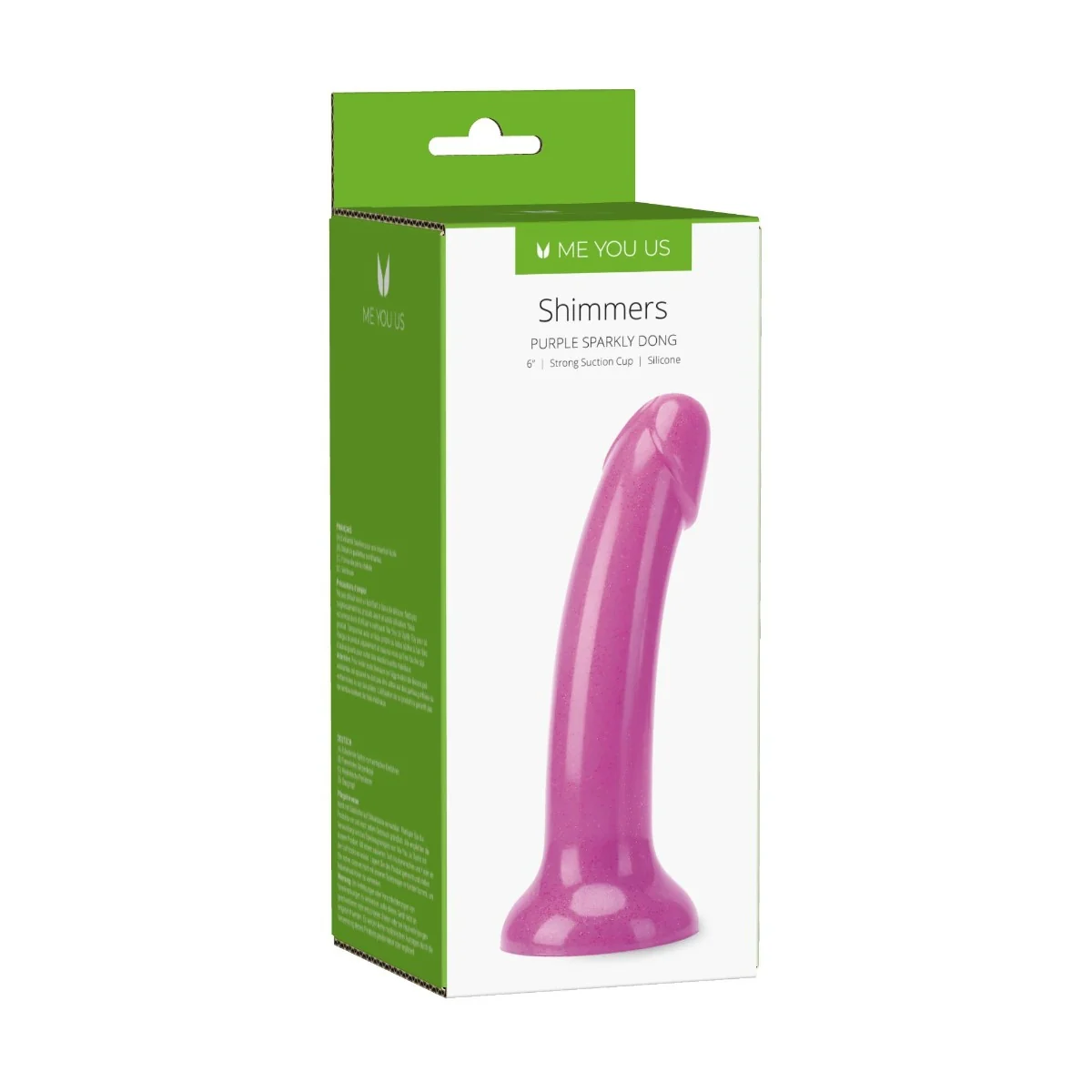 Me You Us Shimmers Sparkly Dong Purple 6 Inch - Image 2